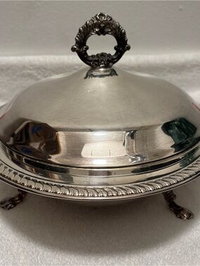 Covered serving dish F B Roger’s Silver Co